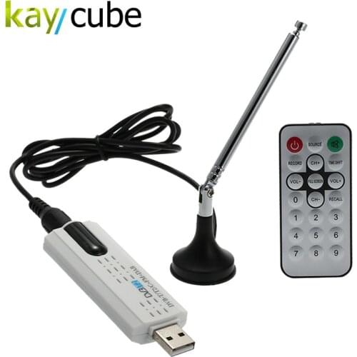 Kaycube Digital Satellite DVBT2 USB TV Stick DVB-T2 FM DAB High Definition TV Tuner DVB-T Tuner HDTV Stick Receiver for PC
