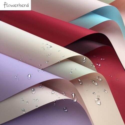 Floral Flower Bouquet Wrapping Paper Two Side Two-color Waterproof Clothing Paper Gift Packaging Craft Paper Scrapbook Paper