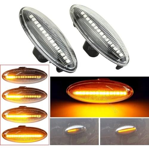 For Toyota Yaris Mk2 P9 RAV4 Mk3 ACA3/ALA3 COROLLA Flowing Dynamic LED Side Marker Light Flowing Side Repeater Blinker Lamp