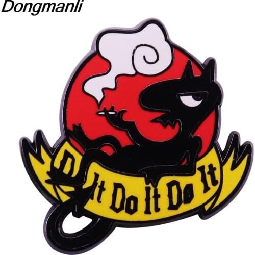 DZ204 Luci Encouragement Inspired Demon Hard Enamel Pin Badge Backpack Collar Lapel Anime Jewelry