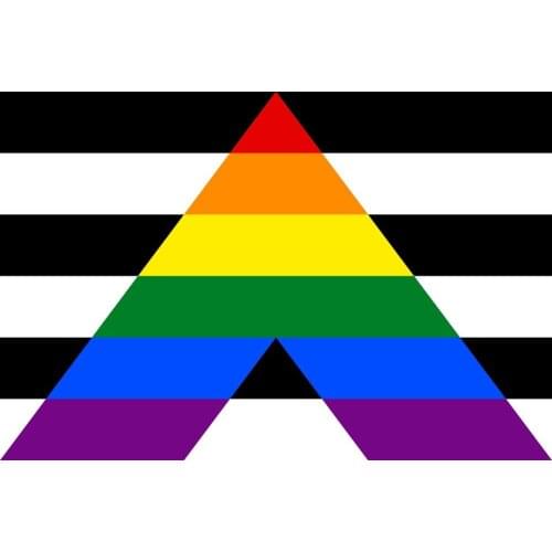 90x150cm straight ally flag gay pride alliance