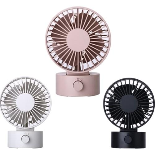 Mini Fan USB Ventilador Four-Vane Portable Fan Electric Desktop Computer Lithium Pedestal Fan Blades Use For Home/Office