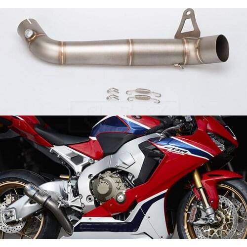 Motorcycle Exhaust Muffler Middle Link Pipe Connection Pipe For Honda CBR1000RR CBR1000 RR 2008 2009 2010 2011 2012 2013 Slip-on