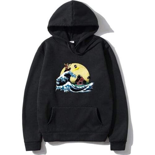 Fashion Brand Mens Hoodies Autumn Winter Male Casual Hoodies Sweatshirts Japanese Anime Goku print harajuku hoodie Sweatshirt
