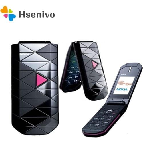 Nokia 7070 Refurbished-Original 7070 classic Flip Nokia 7070 2G Unlocked Cheap Cell Phone refurbished Free shipping
