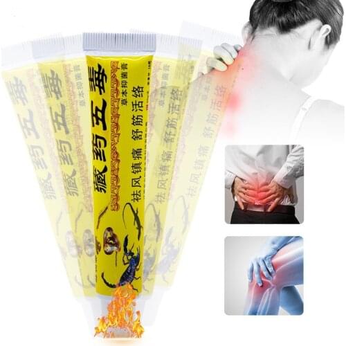 Scorpion Venom Analgesic Cream Rheumatism Arthritis Ointment,Muscle Sprain Knee Waist Pain,Back Shoulder Orthopaedic special 20g