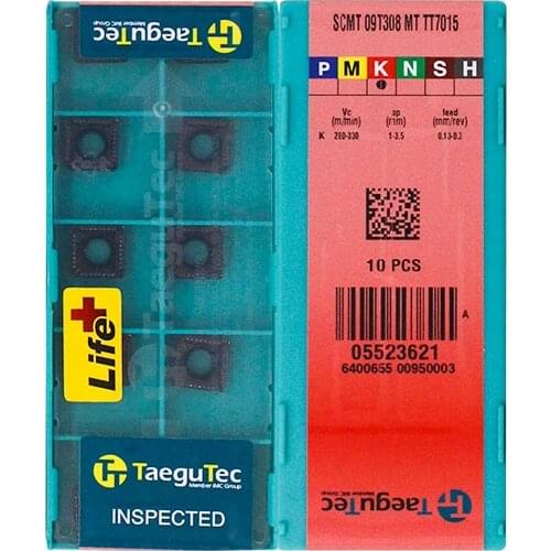Original SCMT09T308-MT TT7015 Carbide Inserts Milling Insert Lathe CNC Tools For Turning Insert