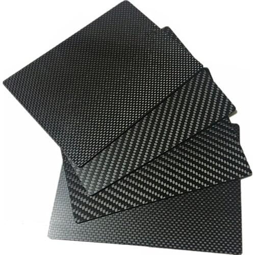 500x500mm Carbon Fiber Plate Plain Glossy matte 0.25-5mm Thickness Real 3K Panel Sheets High Composite Hardness Material For RC