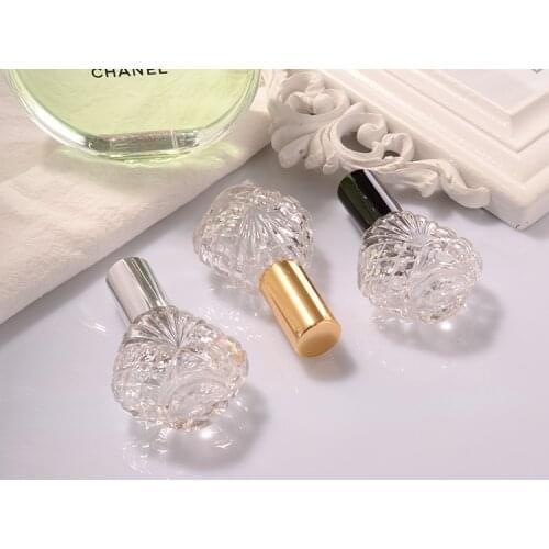 30/50pcs 15ml Clear Glass Portable Refillable Perfume Bottle Cosmetic Container Empty Spray Atomizer Travel Sub-bottle