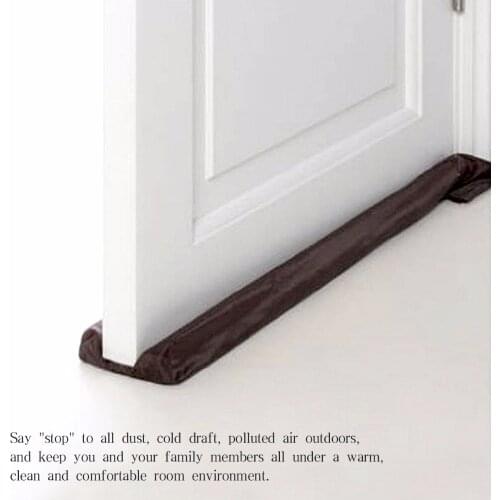 Cloth Guard Wind Dust Blocker Sealer Insulator Door Window Stopper Brown Interior/Exterior Doors Windows Protecter Door Stops