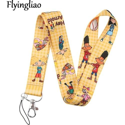Funny Cartoon Characters Lanyard for Keys Phone Cool Neck Strap Lanyard for Camera Whistle ID Badge Cute webbings ribbons Gifts
