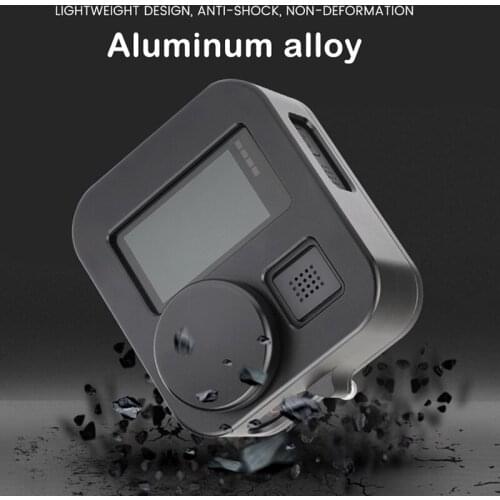 Housing Shell Case Cover for Gopro Max CNC Aluminum Alloy Protective Cage with Lens Cap for GoPro Max