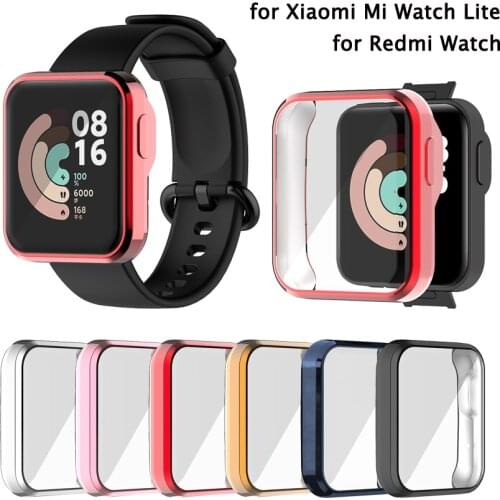 Protective Case for Xiaomi Mi Watch Lite Global Version Protector Full Cover Skin Bumper Shell for Redmi Watch Case Accessories