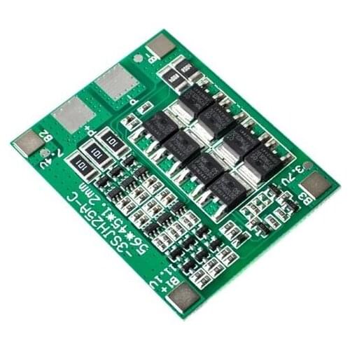 3 strings 12V18650 lithium battery protection board 11.1V 12.6V with a balanced 25A over-current over-charge over discharge prot