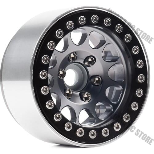 4 pieces of metal alloy 1/10 RC track lock shoe 1.9 inch TraxxasTRX-4 axial SCX10AXI03007 Tamiya CC01D90 wheel BEADLOCK rim