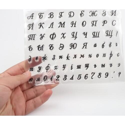 Alphabet Fondant Cake Stamp Silicone Mold Cake Decorating Tools Letters Biscuit Fondant Mold Baking Tools Cake Clear Stamp