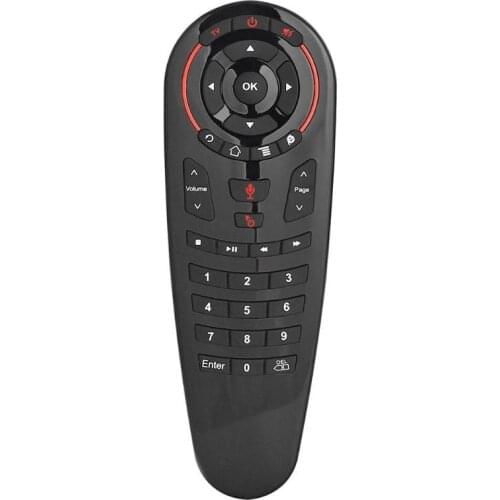 New Pattern G30 2.4G Wireless Voice Air Mouse 18 Keys Gyro Sensing Smart Remote Control Plug and Play Micro Receiver