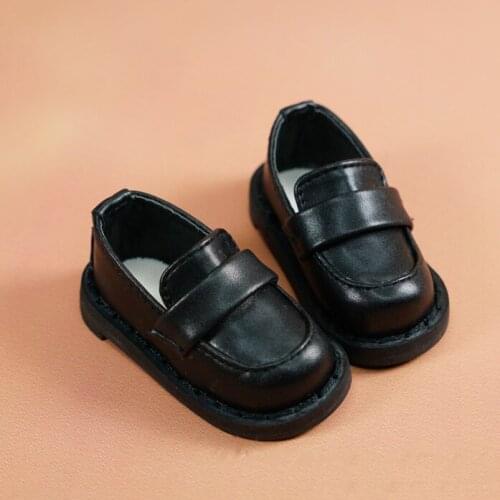 BJD doll shoes are suitable for 1-4 1-6 size all-match leather uniform shoes school shoes doll accessories