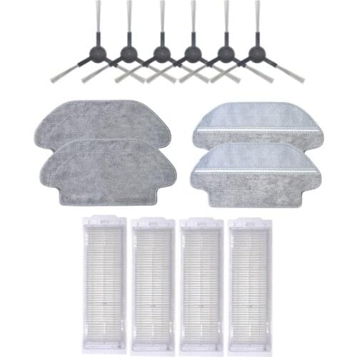 Side Brush Mop Cloth HEPA Filter for Xiaomi Mijia STYJ02YM for Viomi V2 PRO V-RVCLM21B Accessories Vacuum Cleaner Parts
