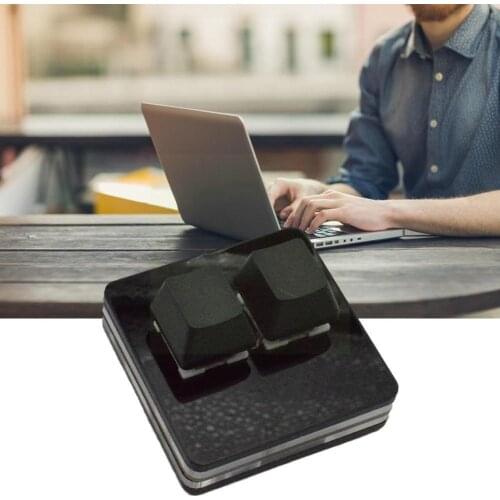 Black 2-key Keypad Mini Keyboard Copy And Paste OSU USB Mechanical Gaming Shortcut SayoDevice Programming Macro Custom Keyc C6Y3