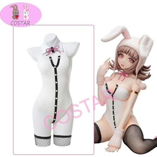 COSTAR Anime Game Danganronpa Nanami ChiaKi Sexy Bunny girl Cosplay Costume Women Girls