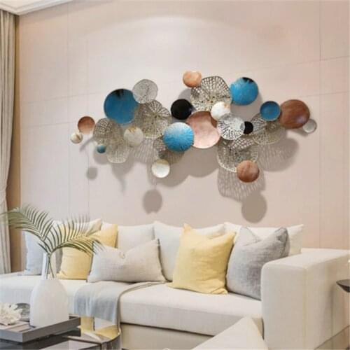 Living Room Porch Decorative Wall Decoration Wrought Iron Sofa Background Wall Hanging Simple Modern Wall Decoration Custom