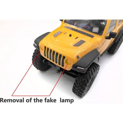 For 1/24 SCX24 RC Car Upgrade Parts High Quality LED Headlight Bright Front Light Lamp