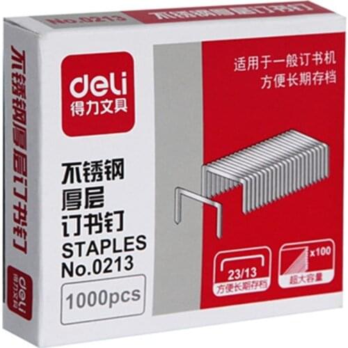 DL 0213 stainless steel thick layer staple stainless steel nail pin 23 13 1000 box can be ordered 100 pages