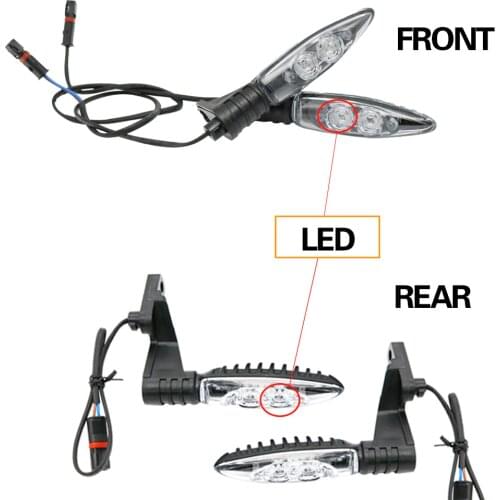 For BMW R1200GS R1200 GS ADV Motorcycle Front and Rear Turn Signal Indicators Light F800GS K1300S G450X F800ST R nine T