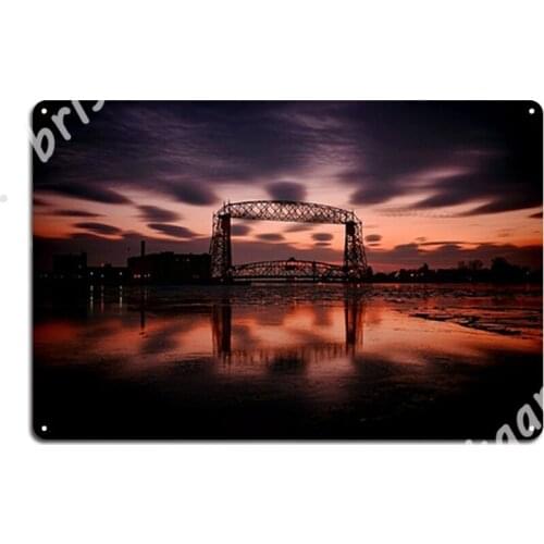 Duluth Morning Reflections Metal Signs Club Home Club Bar Custom Painting Décor Tin sign Posters
