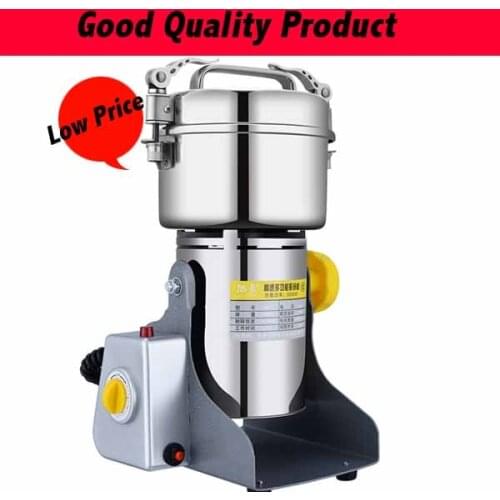 3000W Big Capacity 800g Multifunction Pulverizer Machine Automatic Mill Herb Grinder Swing Type Electric Grain Grinder 220V 50HZ