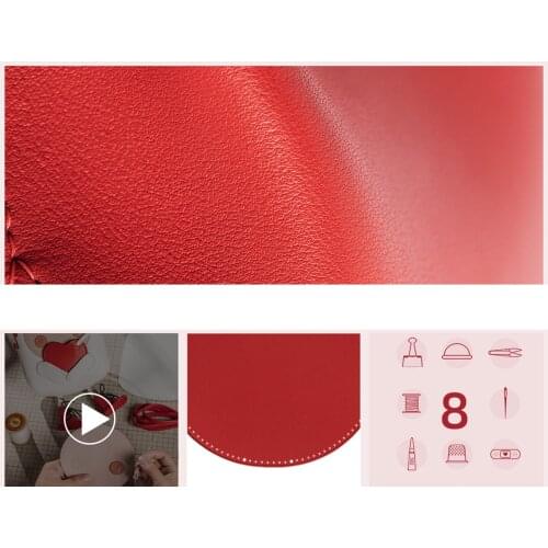 DIY Pre-cut Leather Bag Making Complete Kit Cute Bunny Crossbody Bag Sewing