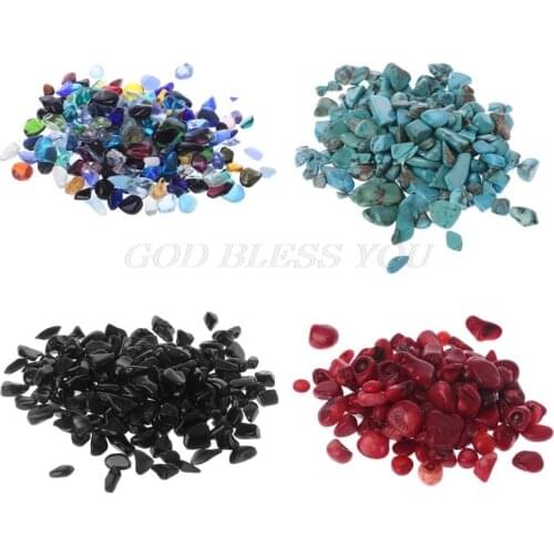 Natural Stone Pebble Crystal Gravel Flowerpot Fish Tank Aquarium DIY Decor NEW Drop Shipping