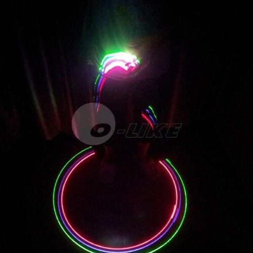 Muticolor/RGB laser Whirlwind gloves/stage show/club,party celebration