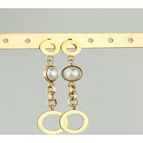 Europe and the United States Korean rugged retro earrings female personality simple exaggerated hip hockey circle ring ear nail