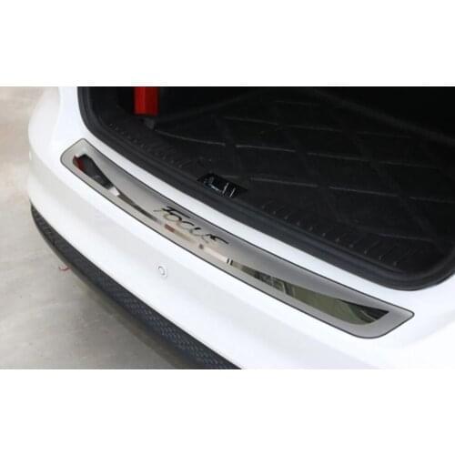 Stainless Steel Hatchback Rear Deck Bumper Protector Panel Boot Cover Sill 2012 2013 2014 for Ford Focus Mk3