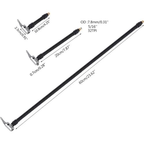 Locking Air Chuck with Air Hose Inflator Adapter for bike, motorcycle, car tire Dropshipping