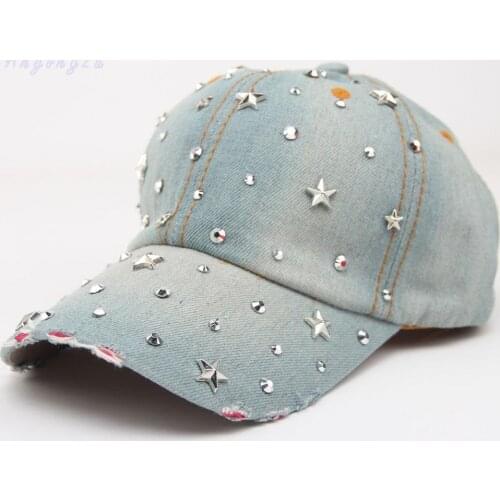 1 Piece New Pop Shiny Star Studded Western Cowboy Hat Summer Outdoor Monochromatic Sunshade Women Man Clothing Accessories Cap