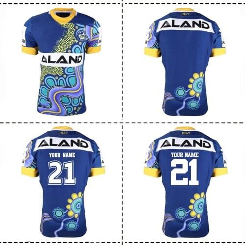 2021 PARRAMATTA EELS INDIGENOUS JERSEY 2021/2022 Parramatta Eels Rugby TRAINING SHORTS JERSEY size S--5XL