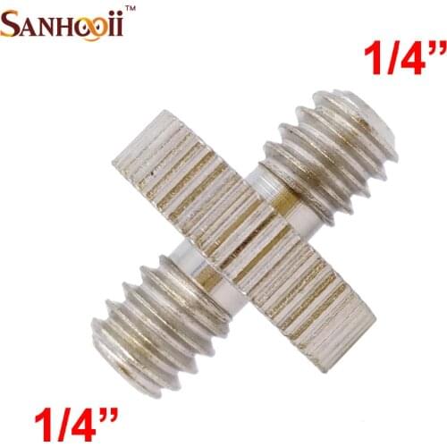 2x Male 1/4 To Male 1/4 Convert Screw Adapter Digital Camera For Quick Release Plate Tripod Monopod Ballhead DSLR Gadgets ZM56
