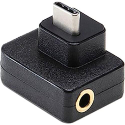 Audio Adapter For CYNOVA For DJI Osmo Action Microphone External 3.5mm Mic Mount For TRS Plug For DJI Osmo A