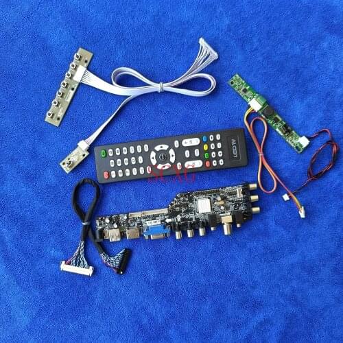 AV VGA USB HDMI-compatible Digital Display drive board LED LCD 30-Pin LVDS Fit T215HVN01.0/T215HVN01.1/T215HVN01.2 1920*1080 KIT