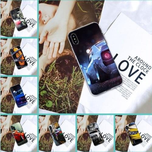 Car Men Cool Tyre SportsCar Back Cover For iPhone X XR XS MAX 8 7 6S 6 S Soft Silicone Phone Case For iPhone 8 7 6S 6 S Plus