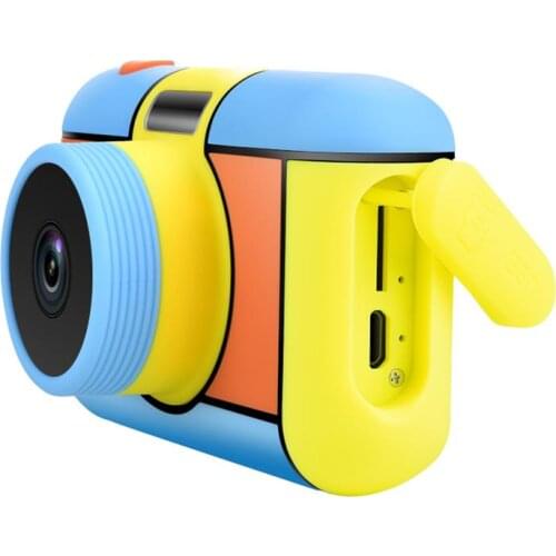 Kids Digital Camera Selfie Rechargeable Camera Toy 2.4 Inches HD Screen Video Camcorder With Flash Light Gift For Boys Girls