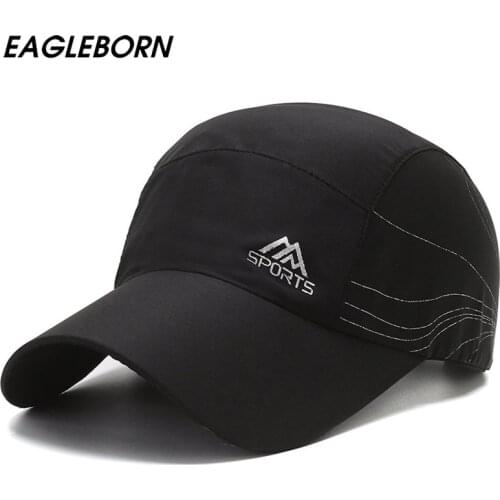 EAGLEBORN New Design Men Baseball Cap Summer Light Breathable Dad Hat Mesh Cap Outdoor Casual Hat for Men Baseball Caps