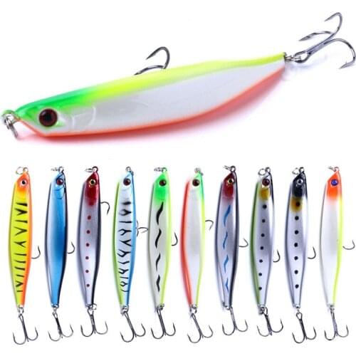 HENGJIA 10pcs/lot 9cm/8.2g hard artificial plastic bent 3D eyes minnow fishing lures wobblers swimbaits pesca fishing tackles
