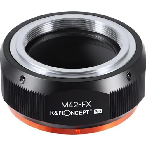 K&F CONCEPT M42-FX Camera Lens Adapter Ring for M42 Screw Mount Lenses To Fujifilm MX-T20 X-T3 X-T30 X-T2