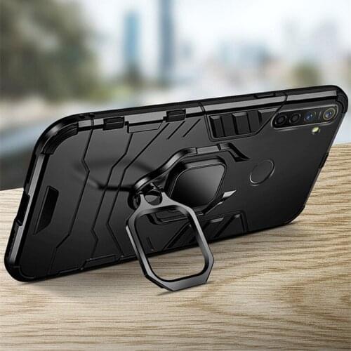 For Oppo Realme X50 Pro X2 Pro Realme 5 5i 6i 6s Xt Magnetic Car Phone Holder Cover Tpu+pc Bumper Case