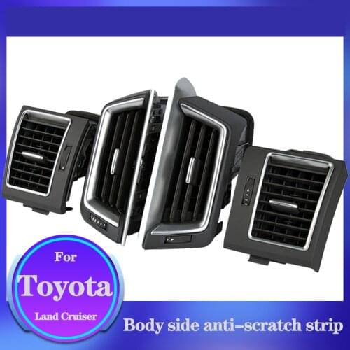 For Toyota Land Cruiser Air Conditioning Air Outlet Trim Strip LC200 Air Conditioning Vent Outlet Cover Trim Accessories