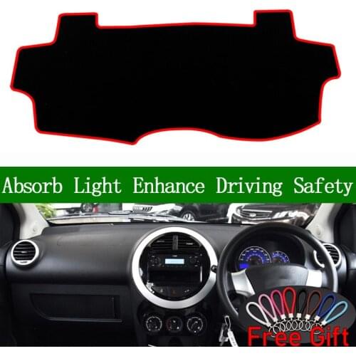 For GEELY LC2 GC2 2009 2010 2011 2012 2013 2014-2016 Right Hand Drive Dashboard Cover Car Stickers Dash Mat Interior Accessories